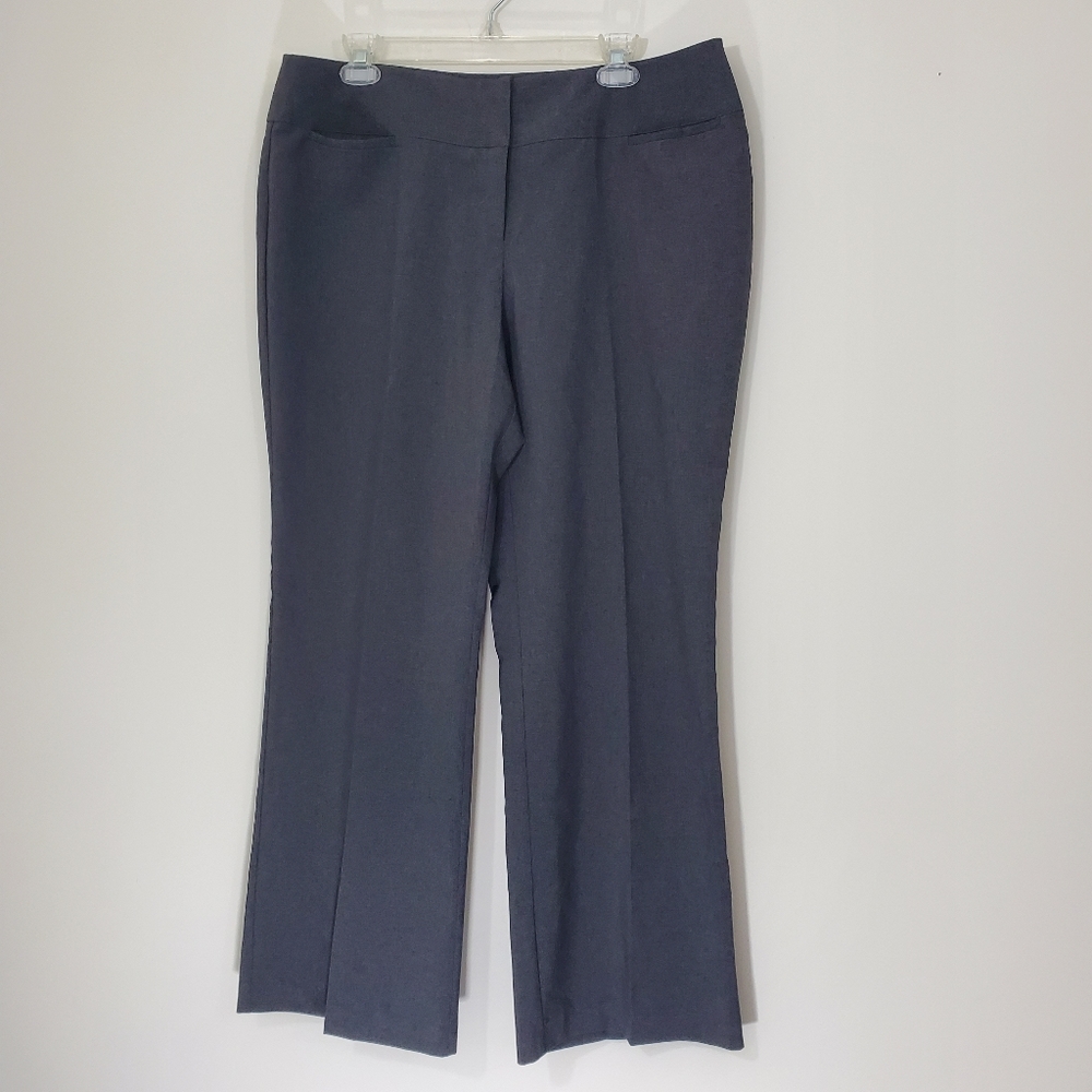 New York and Company Gray Unlined Pants, Size 18